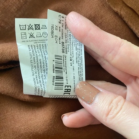 Mango Linen Top - Picture 7 of 7